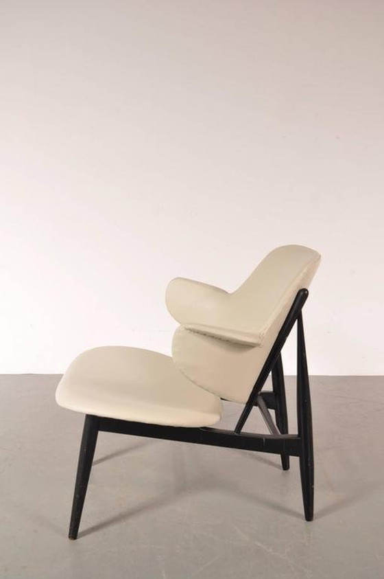 Image 1 of Chaise Shell des années 1950 par Ib Kofod-Larsen pour Christensen & Larsen, Danemark