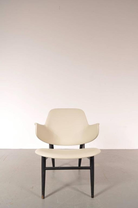 Image 1 of Chaise Shell des années 1950 par Ib Kofod-Larsen pour Christensen & Larsen, Danemark