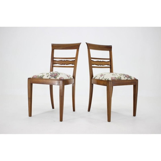 Image 1 of Paire de chaises d'appoint vintage, Tchécoslovaquie 1950