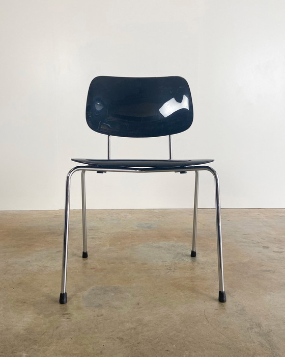 Image 1 of 10X Ahrend Fks Revolt Chair Black By Friso Kramer