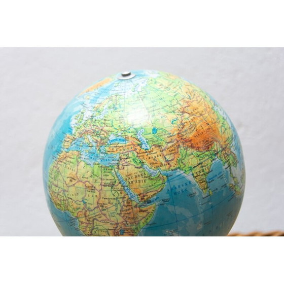 Image 1 of Globe terrestre vintage en plastique, Tchécoslovaquie 1970
