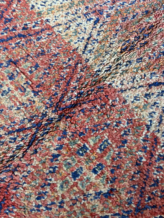 Image 1 of Tapis en laine Boujad du Maroc des années 1970