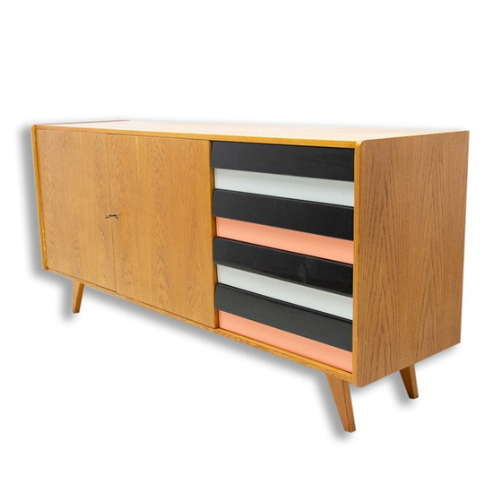 Image 1 of Buffet vintage en hêtre U-460 de Jiří Jiroutek pour Interiér Praha, 1960