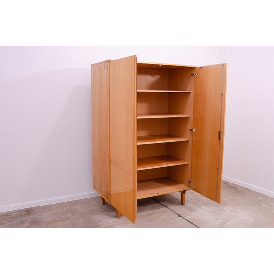 Image 1 of Armoire vintage en frêne et contreplaqué pour Novy Domov, Tchécoslovaquie 1970