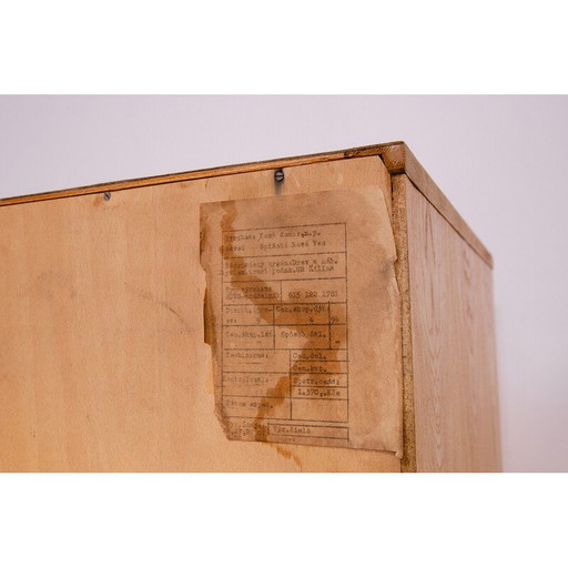 Armoire vintage en frêne et contreplaqué pour Novy Domov, Tchécoslovaquie 1970