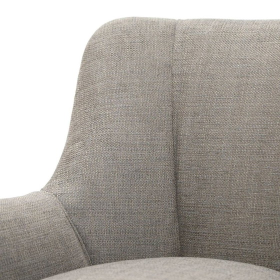 Image 1 of Fauteuil vintage en tissu gris, années 1950