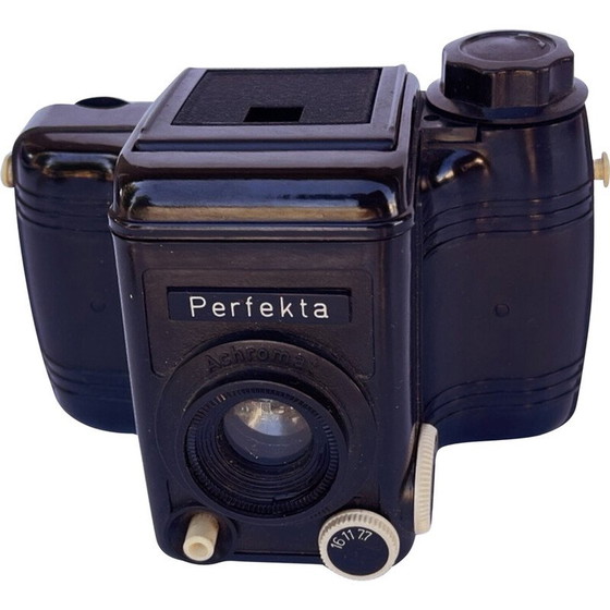 Image 1 of Appareil photo vintage "Perfekta Aeromat" pour Veb Rheinmatall, Allemagne 1950