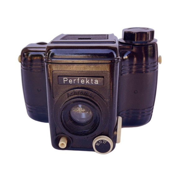 Image 1 of Appareil photo vintage "Perfekta Aeromat" pour Veb Rheinmatall, Allemagne 1950