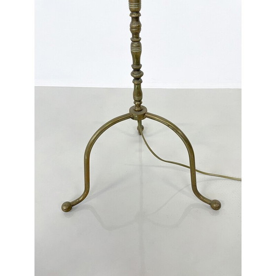 Image 1 of Lampadaire vintage en laiton, 1940