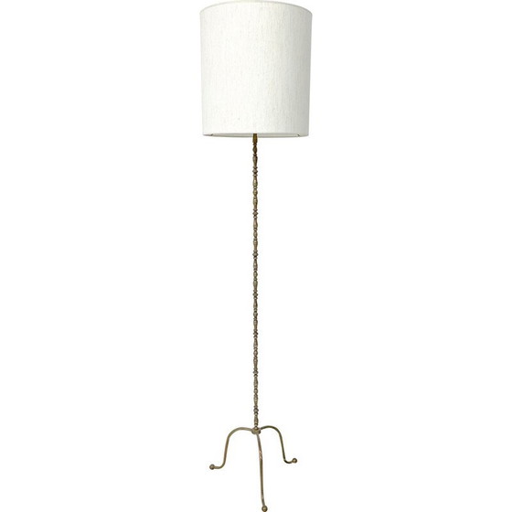 Image 1 of Lampadaire vintage en laiton, 1940