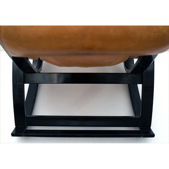 Image 1 of Fauteuil à bascule vintage Sgarsul par Gae Aulenti pour Poltronov, 1960