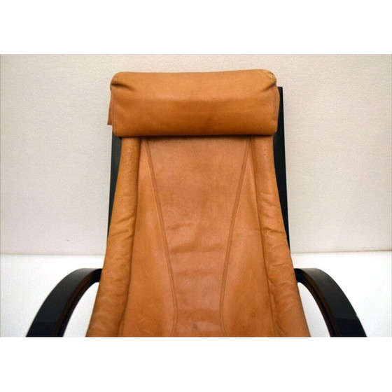 Image 1 of Fauteuil à bascule vintage Sgarsul par Gae Aulenti pour Poltronov, 1960
