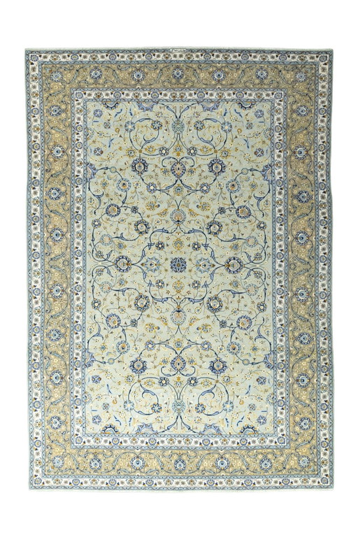  Tapis d'Orient Keshan liège noué à la main - 355 X 234 cm