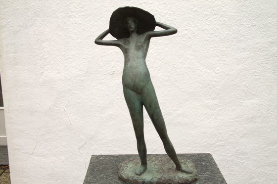 Image 1 of Femme au chapeau - Jan Sneijders