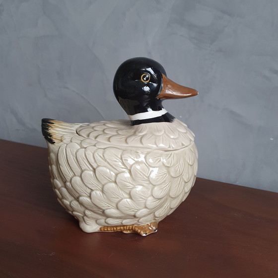 Image 1 of Biscuit Jar Duck des années 70