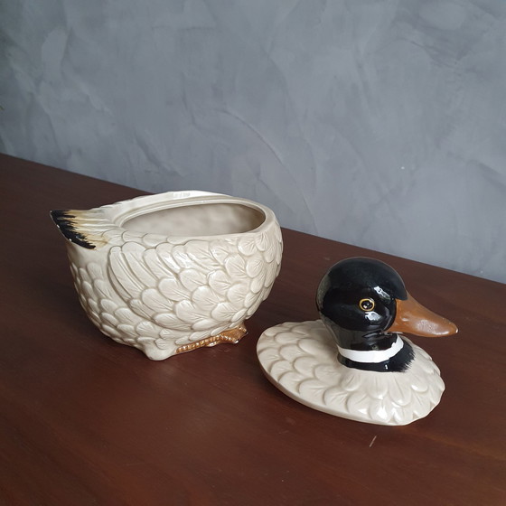 Image 1 of Biscuit Jar Duck des années 70