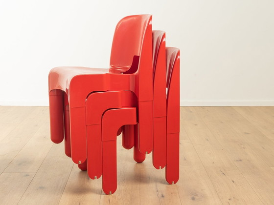 Image 1 of  4867 Set de chaises, Joe Colombo For Kartell