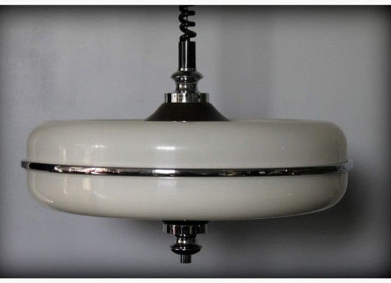 Image 1 of Plafonnier Vintage Massive Design 60s-70s Ufo Space Age