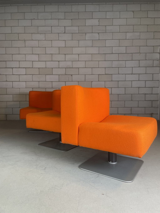 Mauser System 350 Lounge Sofa By Herbert Hirche