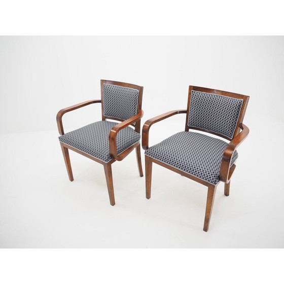 Image 1 of Paire de chaises vintage par Tatra Pravenec Art Déco, Tchèque 1930