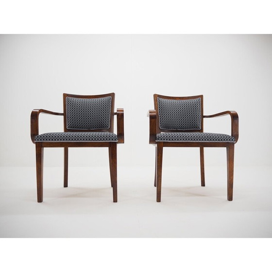 Image 1 of Paire de chaises vintage par Tatra Pravenec Art Déco, Tchèque 1930