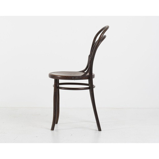 Image 1 of Ensemble de 3 chaises vintage en bois courbé de Mundus Vienne Autriche, années 1920