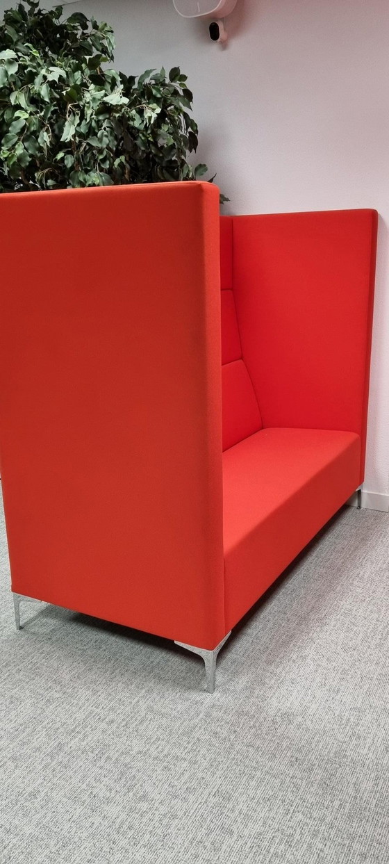 Image 1 of 2X Deberenn Cara Acoustic Bench Highline 2,5 places Rouge