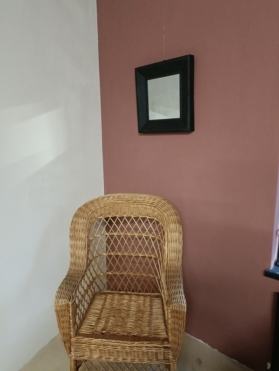 Image 1 of Miroir en métal noir