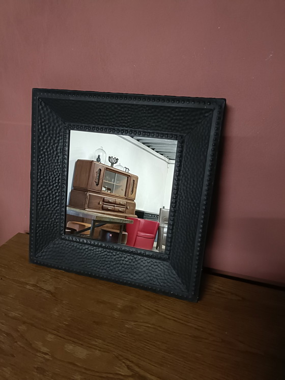 Image 1 of Miroir en métal noir