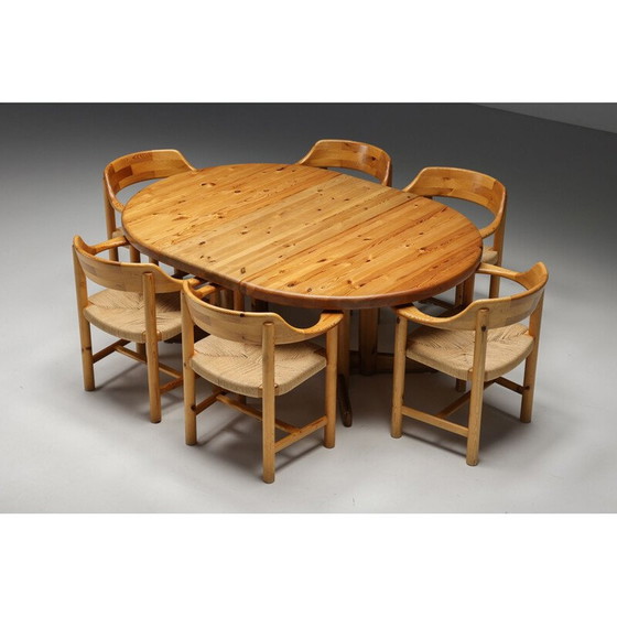 Image 1 of Table de salle à manger extensible vintage par Rainer Daumiller, Danemark 1970