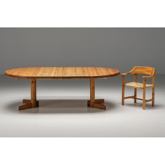 Image 1 of Table de salle à manger extensible vintage par Rainer Daumiller, Danemark 1970