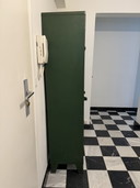 Casier vert vintage