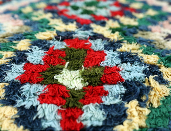 Image 1 of Coussin de sol berbère marocain Pouf, pièce unique, fait main