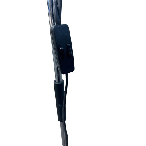 Lampadaire vintage en métal et caoutchouc, 1970