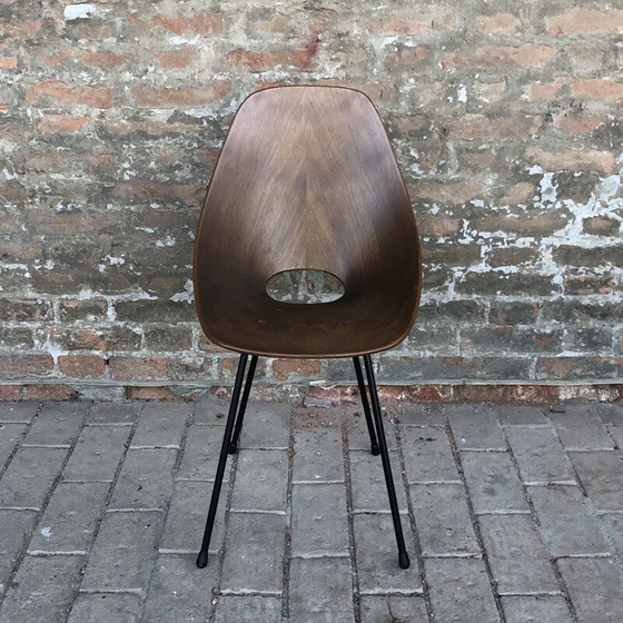 Image 1 of Ensemble de salle à manger Medea en teck du Mid Century par Vittorio Nobili pour Fratelli Tagliabue, 1956