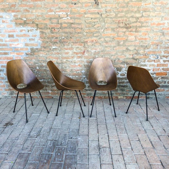 Image 1 of Ensemble de salle à manger Medea en teck du Mid Century par Vittorio Nobili pour Fratelli Tagliabue, 1956