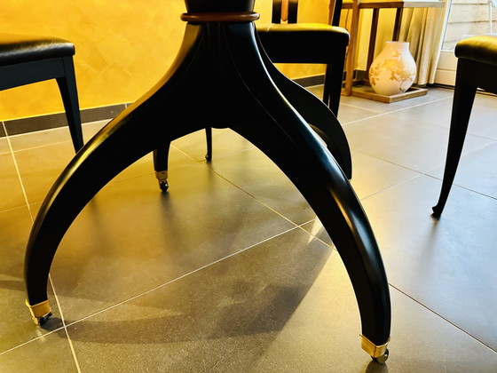 Image 1 of Giorgetti Progetti 63330 Centro Ricerche Chairs 4 Piece Set