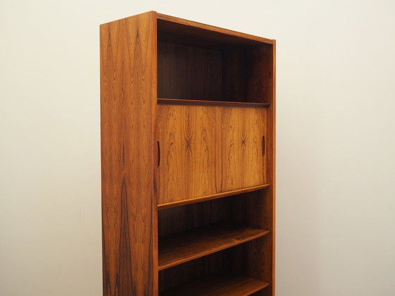 Image 1 of Bibliothèque en bois de rose, design danois, années 1970, production : Hundevad