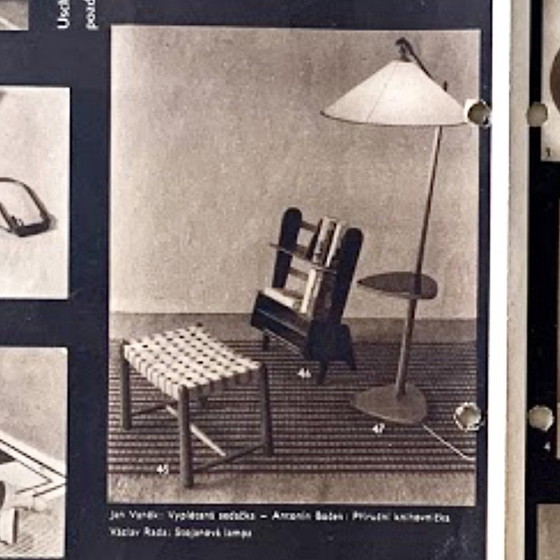 Image 1 of Bibliothèque à main/portable par A. Boček pour Krásná Jizba