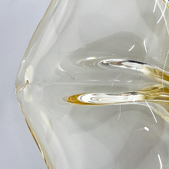 Image 1 of Bol en verre vintage par Josef Hospodka pour Chribska Glass Works, Tchécoslovaquie 1960