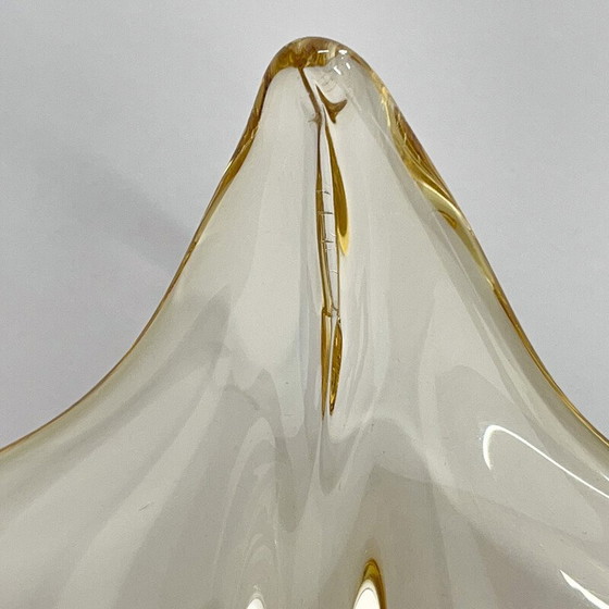 Image 1 of Bol en verre vintage par Josef Hospodka pour Chribska Glass Works, Tchécoslovaquie 1960