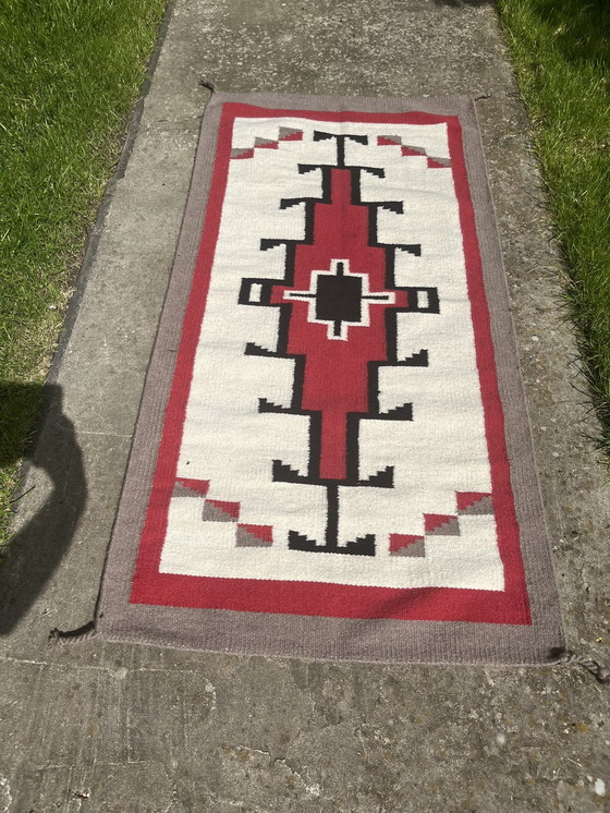 Image 1 of Tapis Navajo En Laine