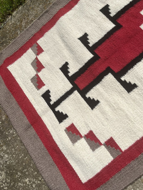 Image 1 of Tapis Navajo En Laine