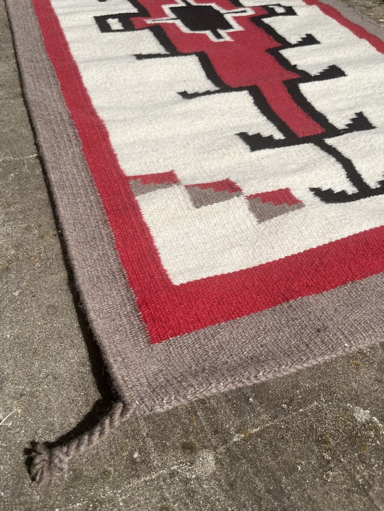 Image 1 of Tapis Navajo En Laine