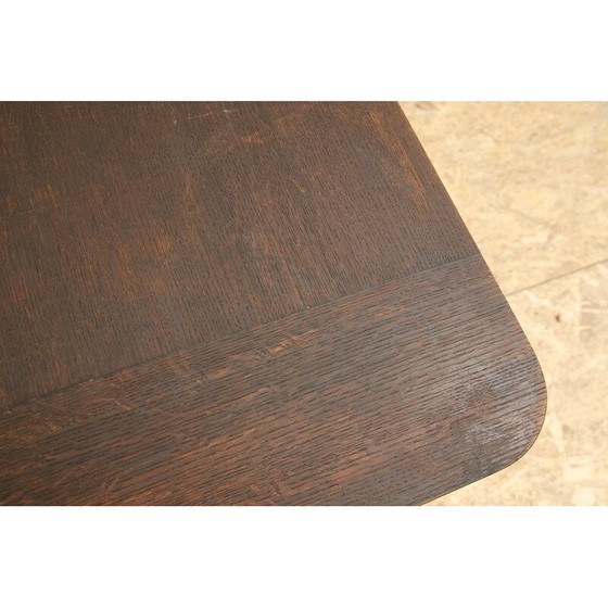 Image 1 of Table basse vintage Art Déco en hêtre et noyer, Tchécoslovaquie 1930