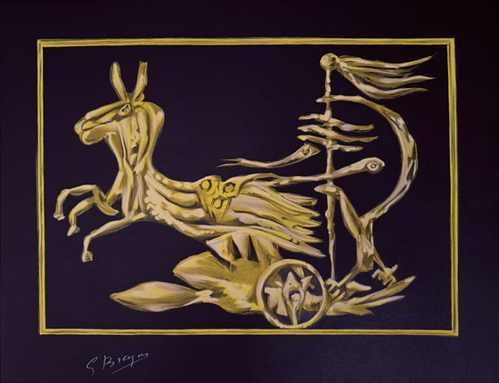 Image 1 of Georges Braque : Lithographie signée, édition limitée.