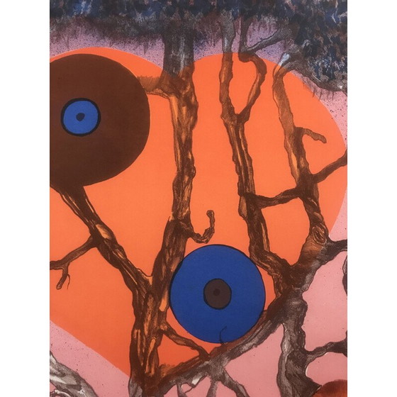 Image 1 of Lithographie vintage "L'arbre de la science" de Rafael Bartolozzi, 2004