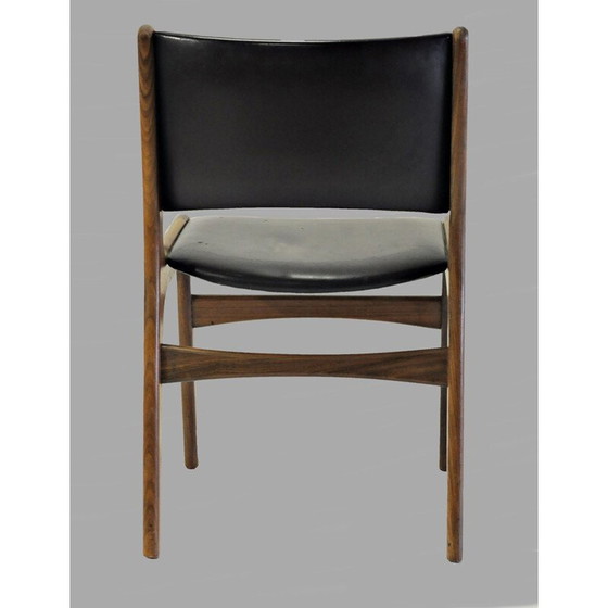 Image 1 of Ensemble de 6 chaises vintage en teck par Erik Buch pour Oddense Maskinsnedkeri, 1960