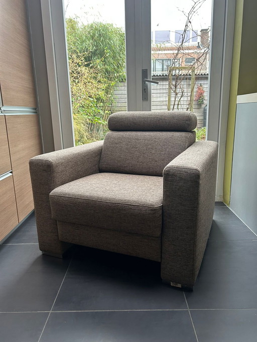 Fauteuil inclinable Inhouse avec appui-tête réglable