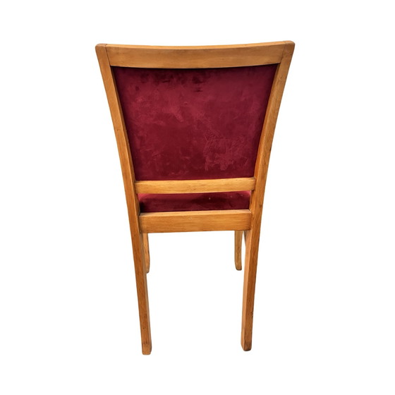 Image 1 of Chaise tapissée, après rénovation, Pologne, années 1950.